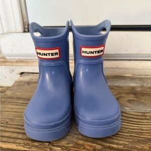 Hunter Kids Classic Blue Rain Boots